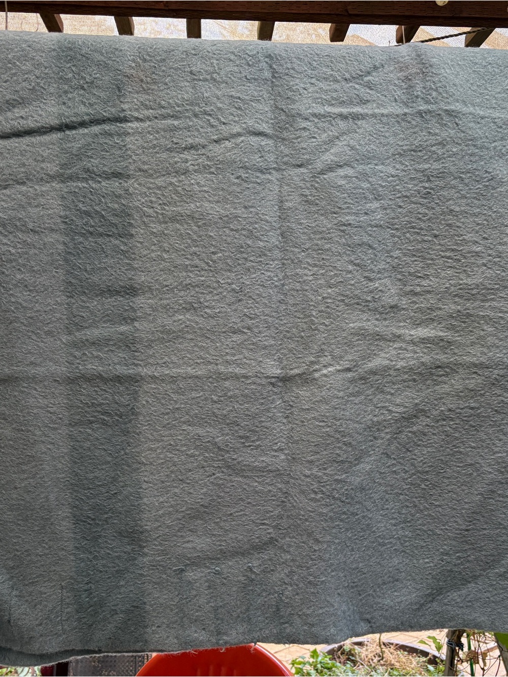 Vintage Soft Light blue on blue 4 point  Hudson Bay made in EnglandThrow Blanket